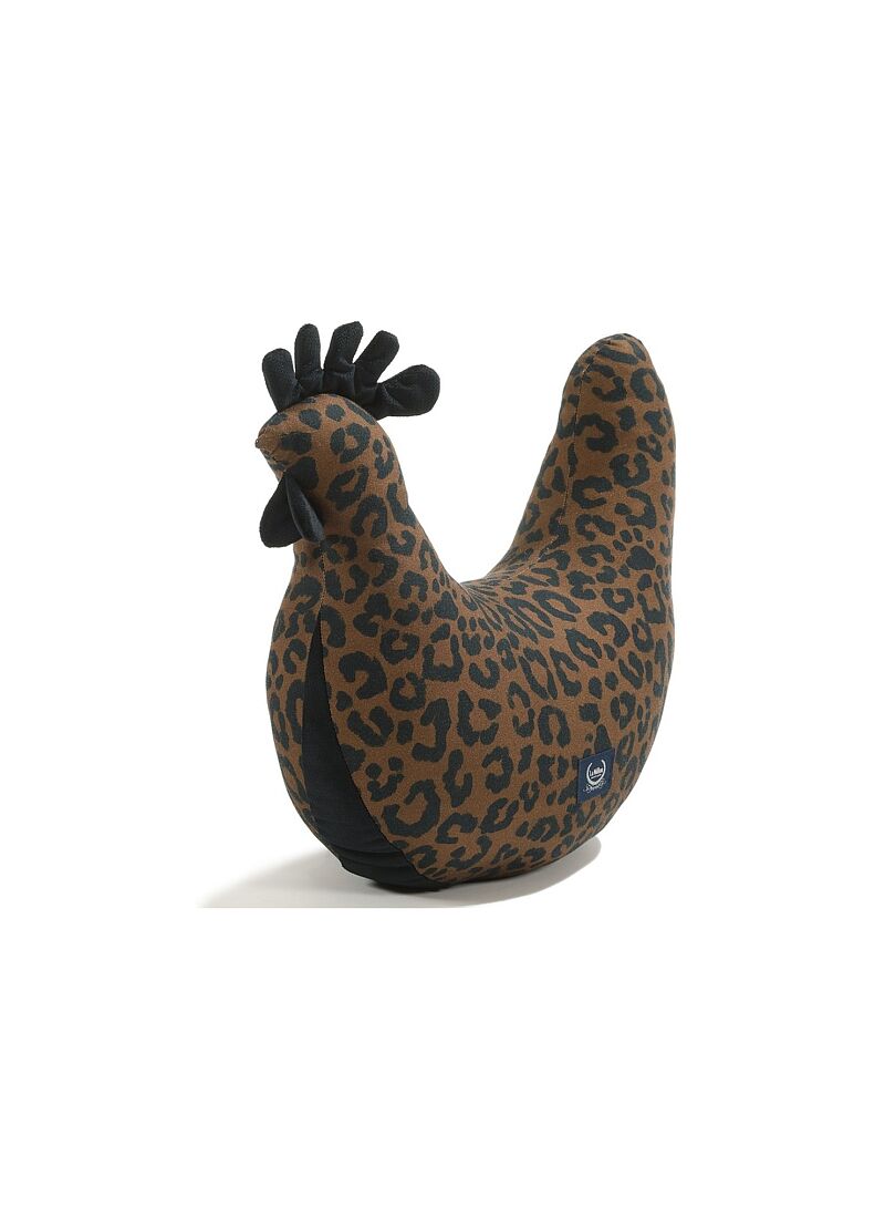 KURA VELVET LEOPARD CHOCO