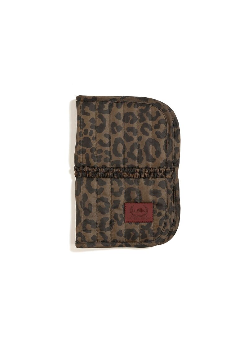TRAVEL ORGANISER MOLLET LEOPARD CHOCO