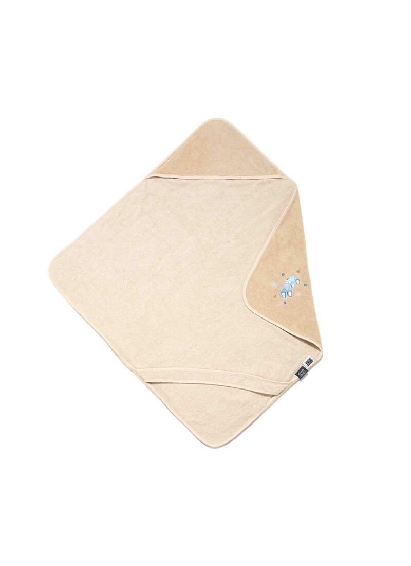 BABY CUDDLE N DRY TOWEL BAMBOO ON THE ROAD SAND