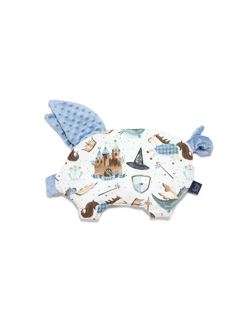 BABY PILLOW SLEEPY PIG PRINCE WIND BLUE
