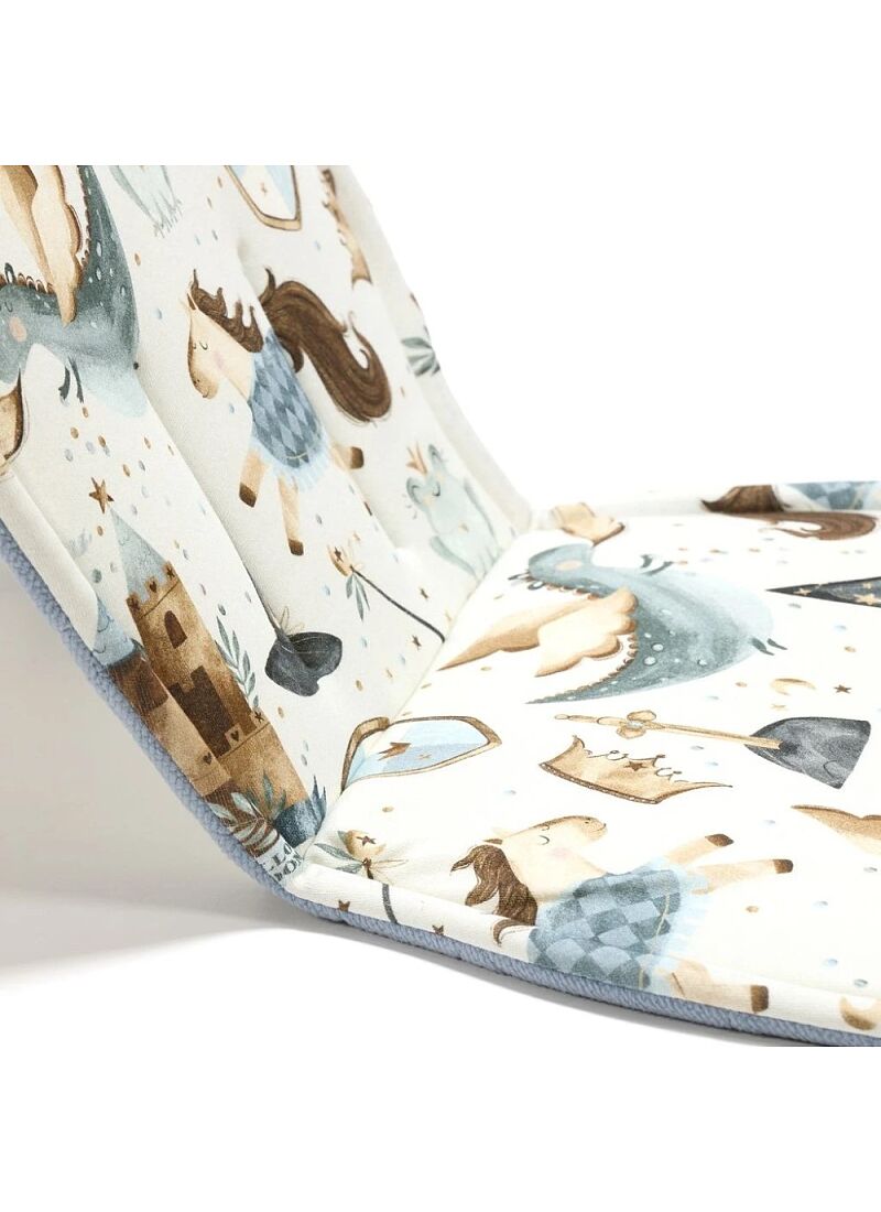 STROLLER PAD PRINCE VELVET WIND BLUE CLASSIC