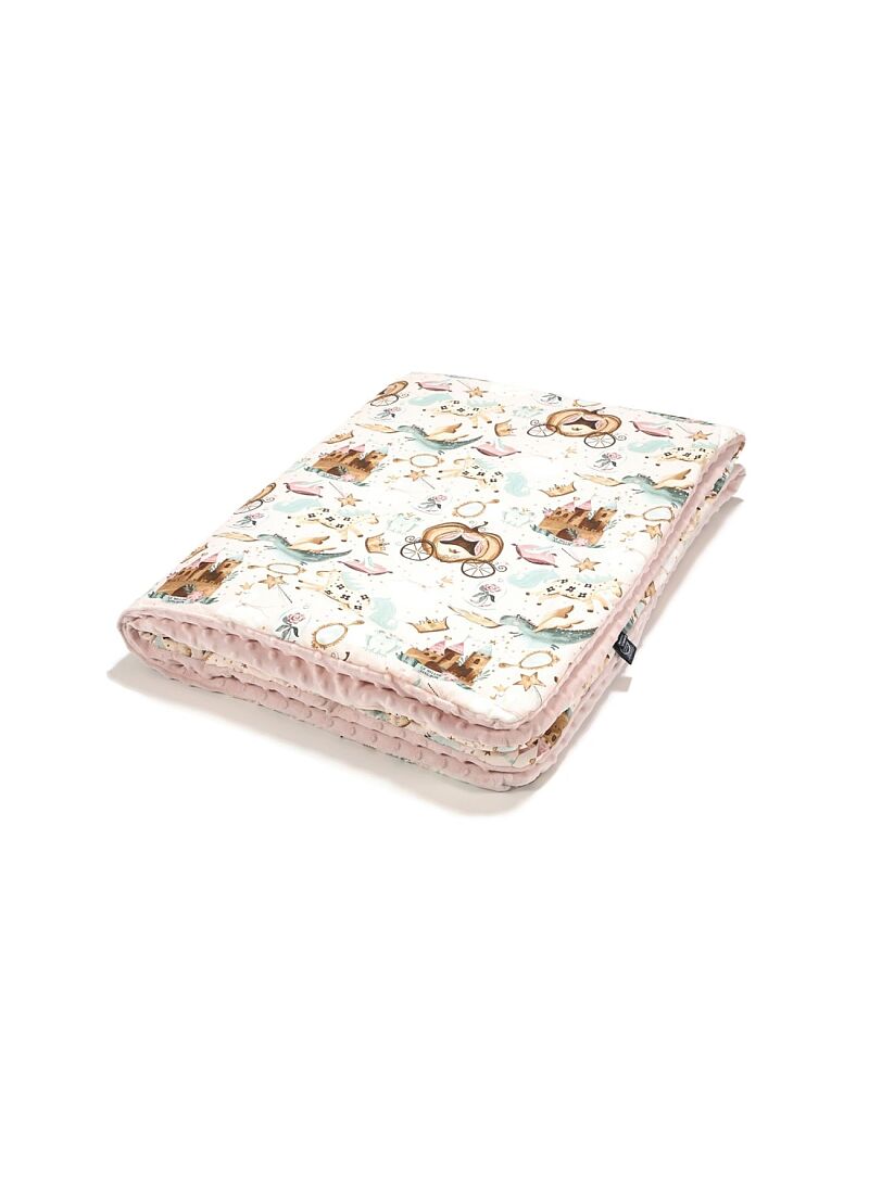 CRADDLE BLANKET (80Χ100) PRINCESS SMOKE ROSE