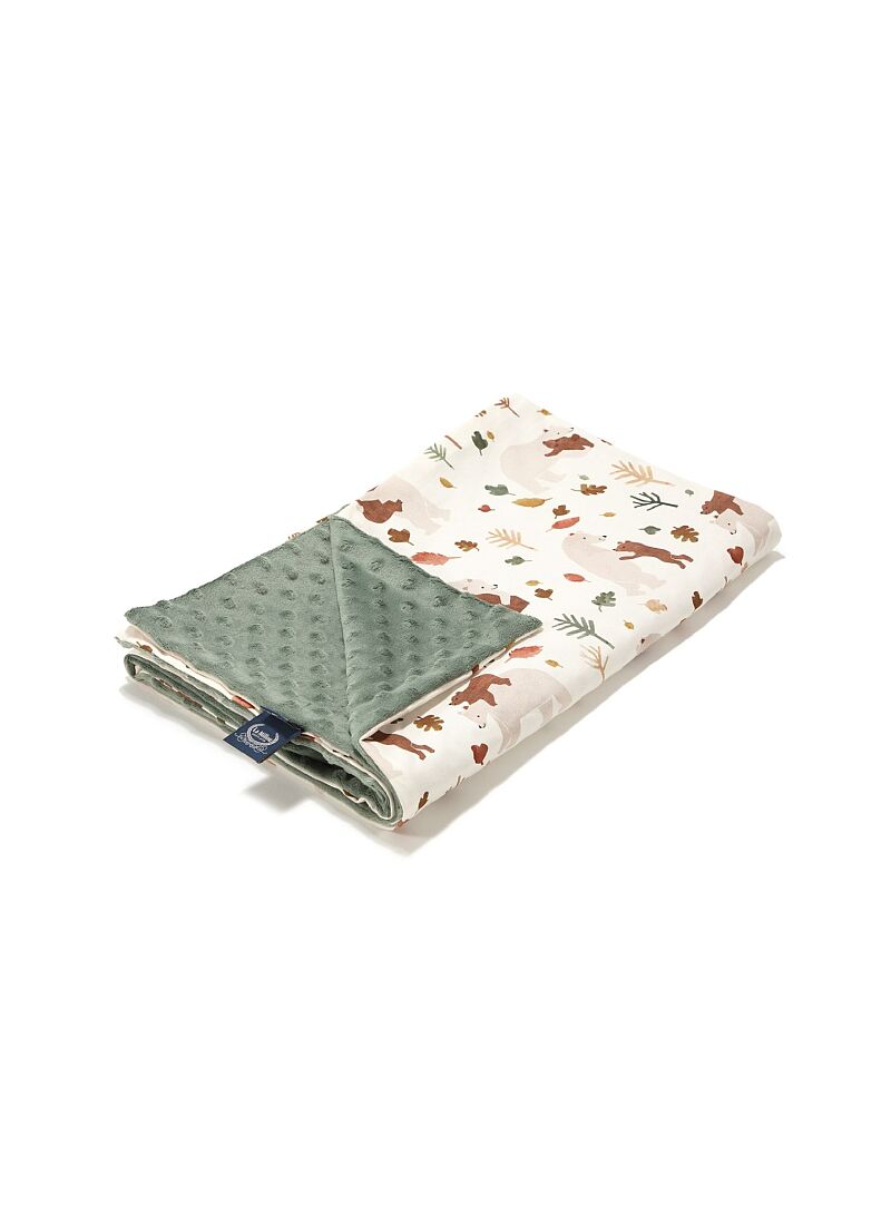 CRADDLE BLANKET (80x100) HUG ME KHAKI