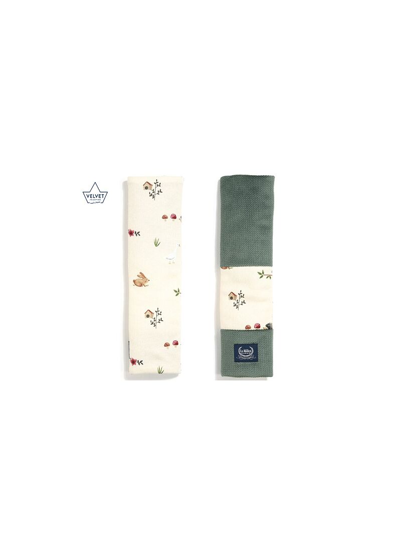 SEAT BELT COVER FARMLAND VELVET KHAKI
