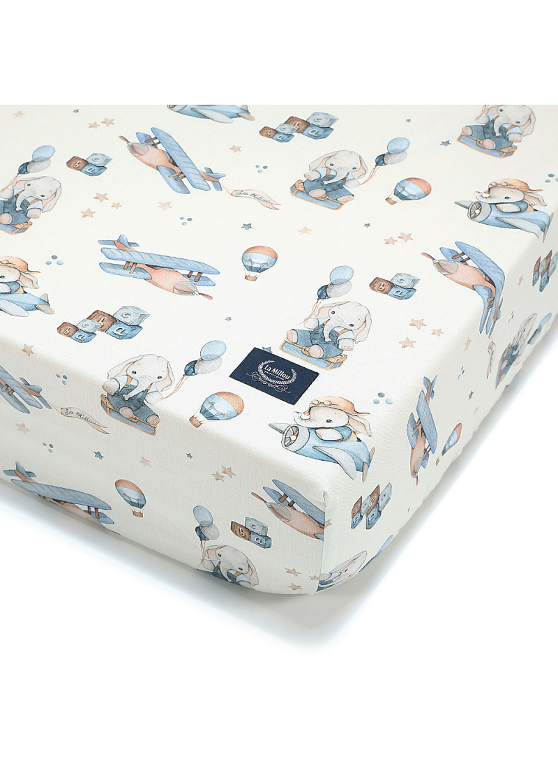 CRIB FITTED SHEET SIMBO