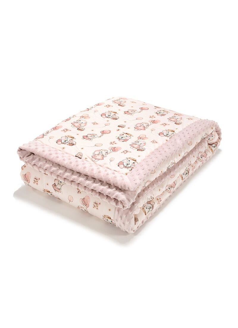 ADULT BLANKET (140X200) ROSSIE SMOKE ROSE
