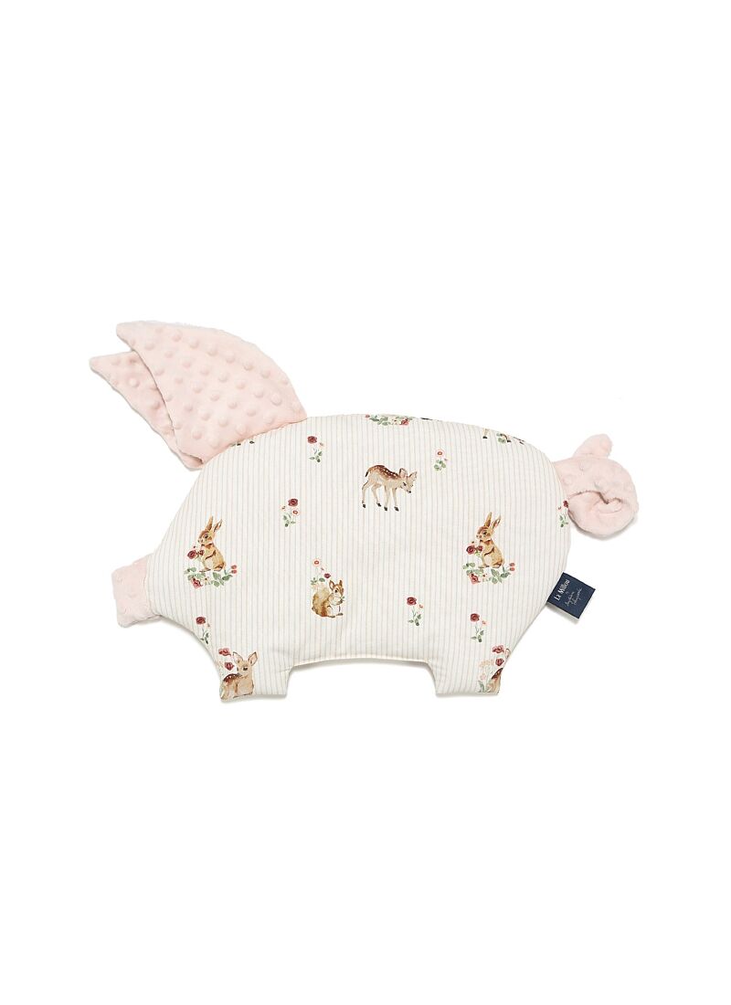 BABY PILLOW SLEEPY PIG BAMBILAND POWDER PINK