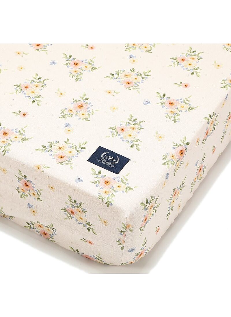 CRIB FITTED SHEET ENGLISH GARDEN
