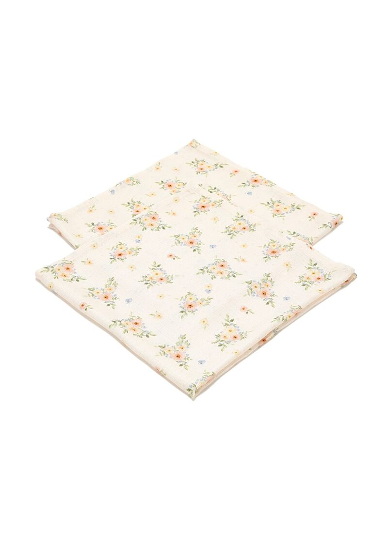 MUSLIN BLANKET (2PCS) ENGLISH GARDEN