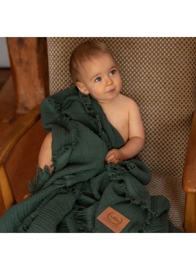 MUSLIN BLANKET (100x140) HERBAL