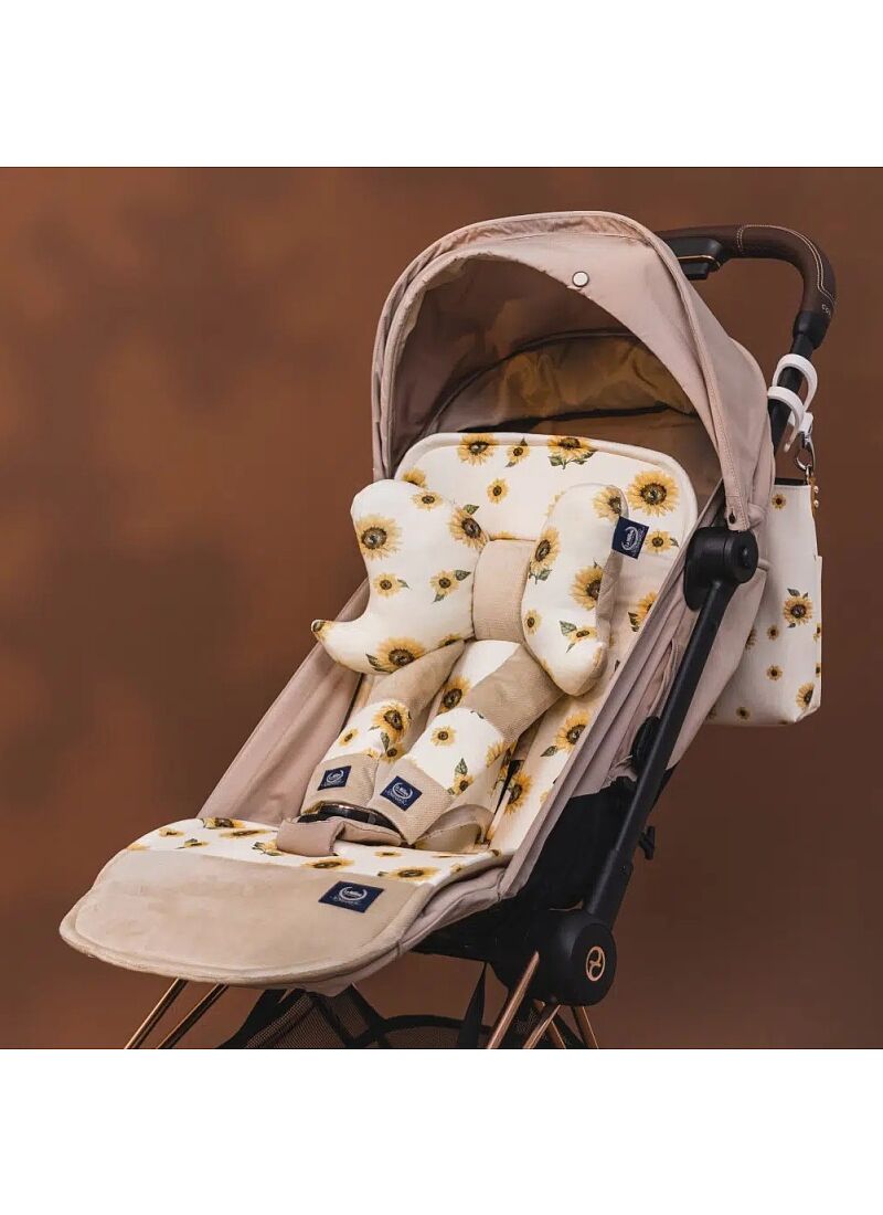 SEAT BELT COVER SUNLOVER VELVET SAND