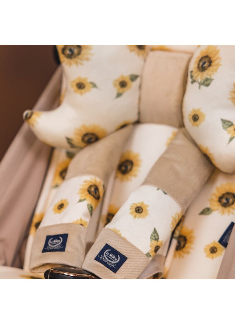 SEAT BELT COVER ENGLISH GARDEN VELVET RAFAELLO