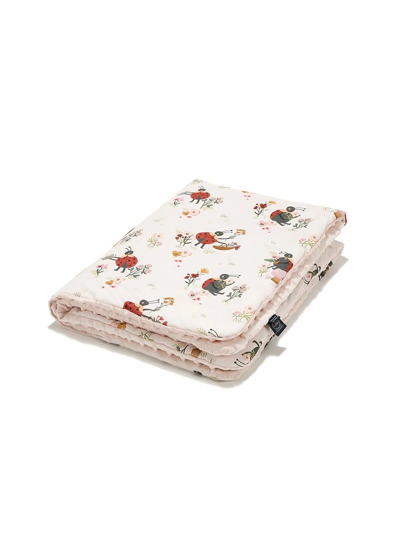 CRIB BLANKET (110x140) MIRELLA POWDER PINK