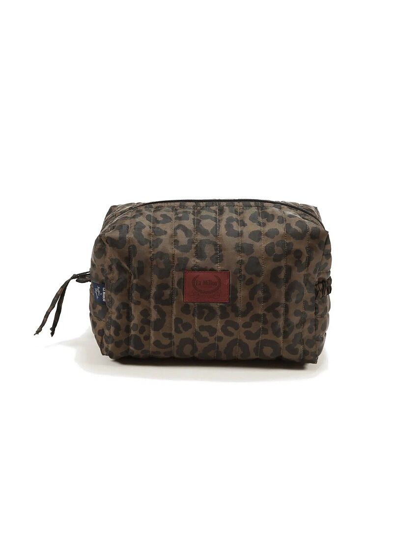 VANITY CASE MOLLET LEOPARD CHOCO