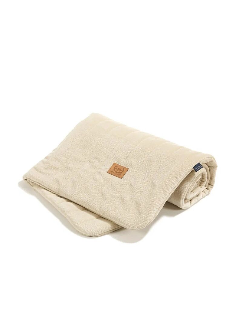 CRADDLE BLANKET (80X100) VELVET SAND