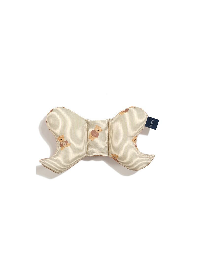 BABY PILLOW ANGEL'S WINGS BABY BEAR MOCCA