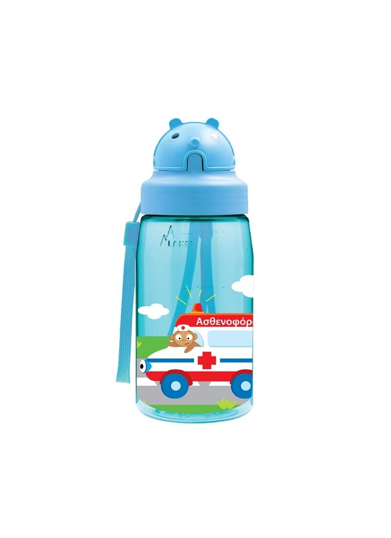BOTTLE TRITAN OBY CARS BLUE