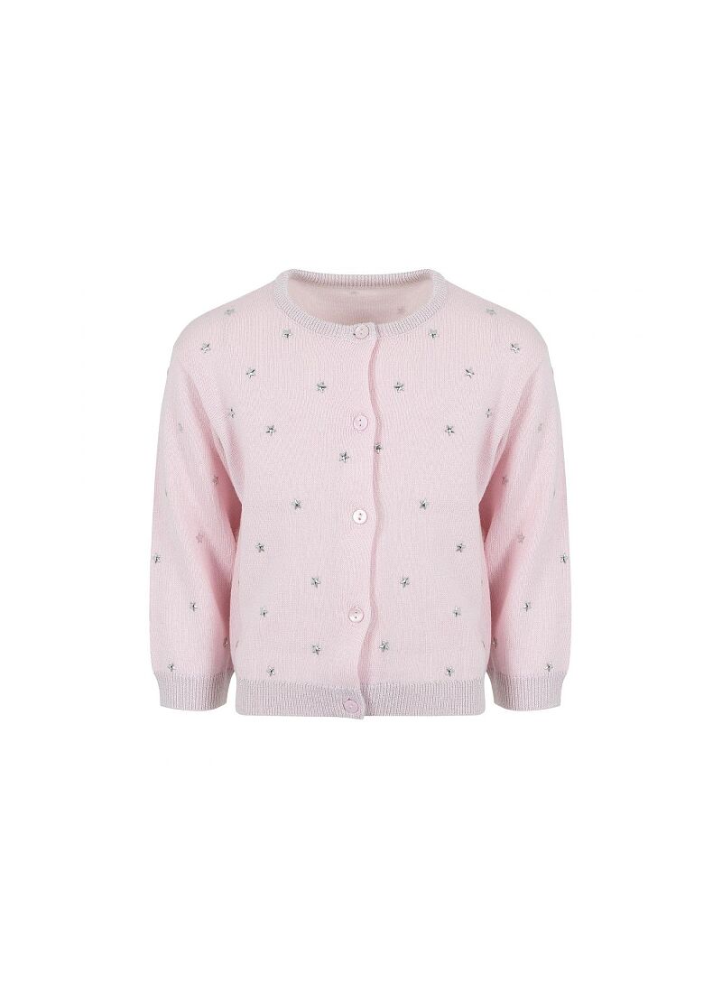 KNITTED CARDIGAN PINK