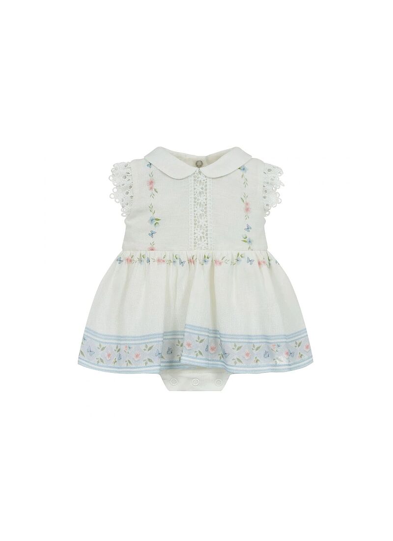 PLAYSUIT FLORAL BLUE