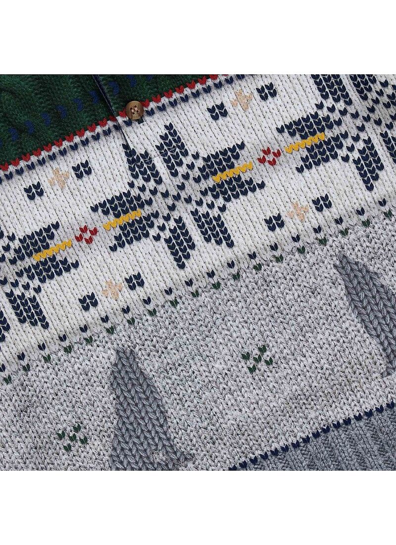 SWEATER GREEN-GREY