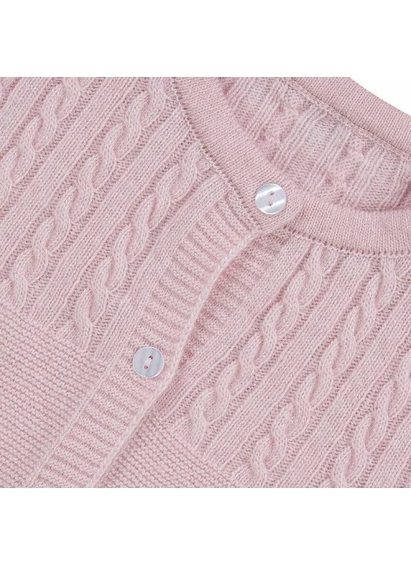 KNITTED CARDIGAN PINK