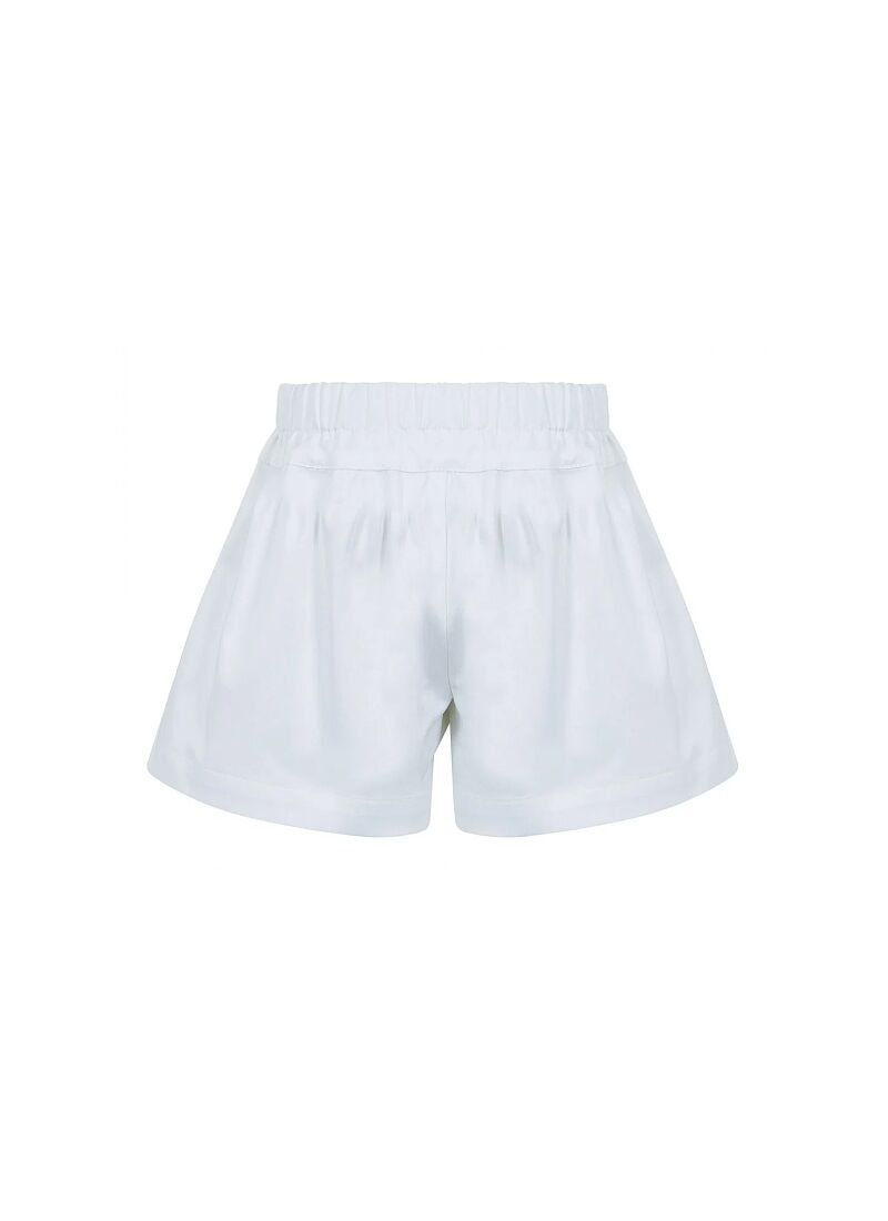 BLOUSE & SHORTS SET BLUE-WHITE
