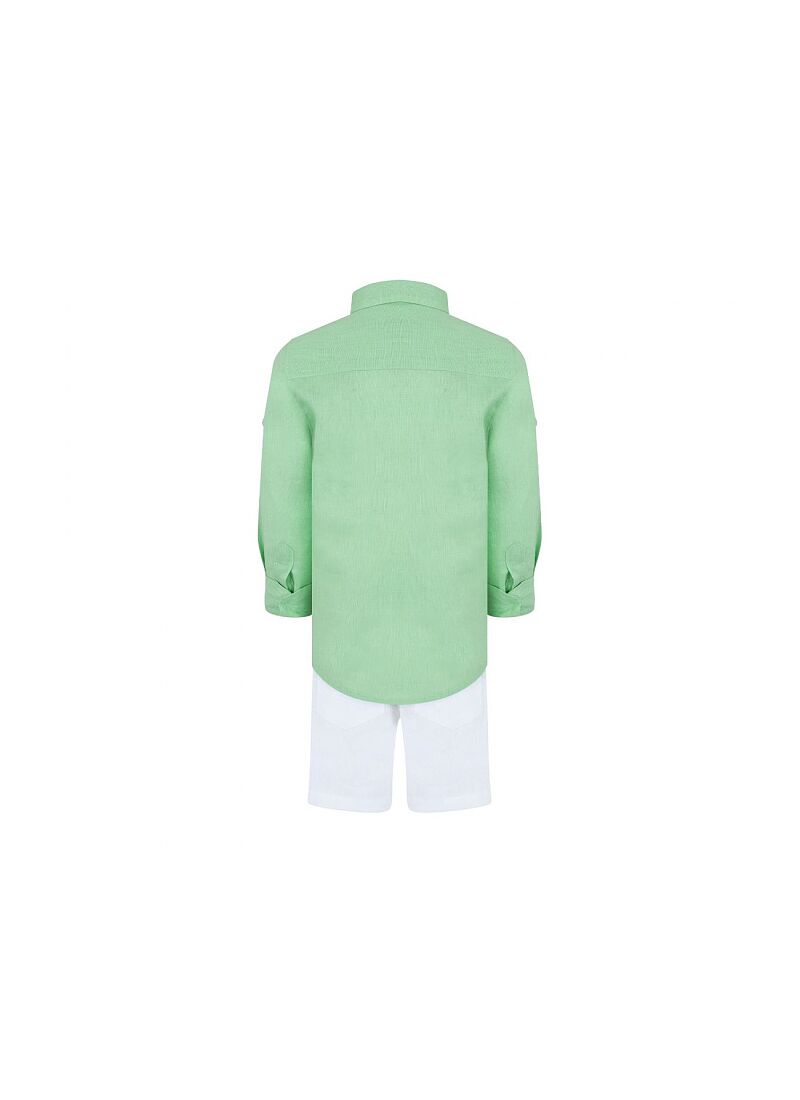 SHIRT & SHORTS LIGHT GREEN 