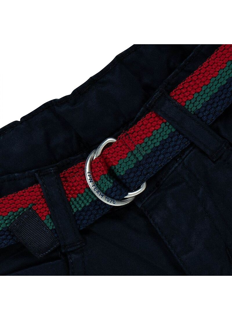 TROUSERS WITH BELT BLUE