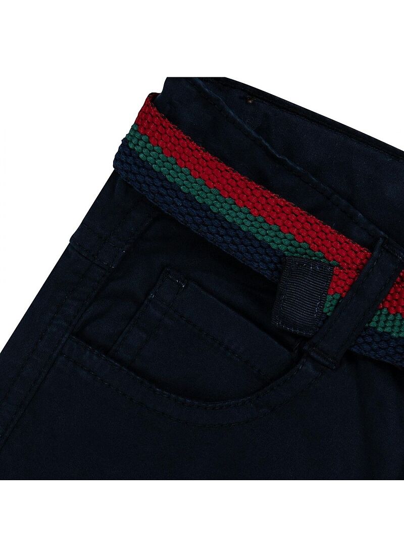 TROUSERS WITH BELT BLUE