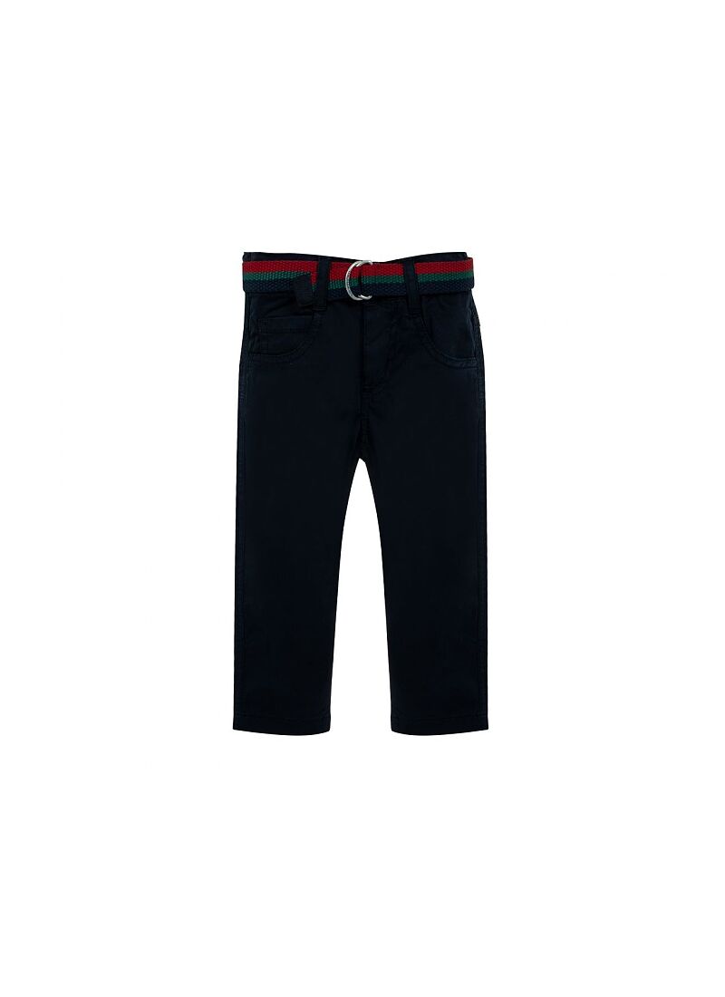 TROUSERS WITH BELT BLUE