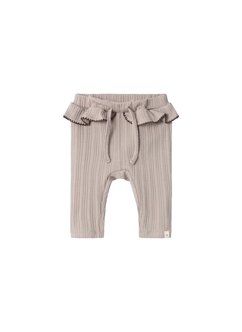 PANTS WITH RUFFLE ETHEREA