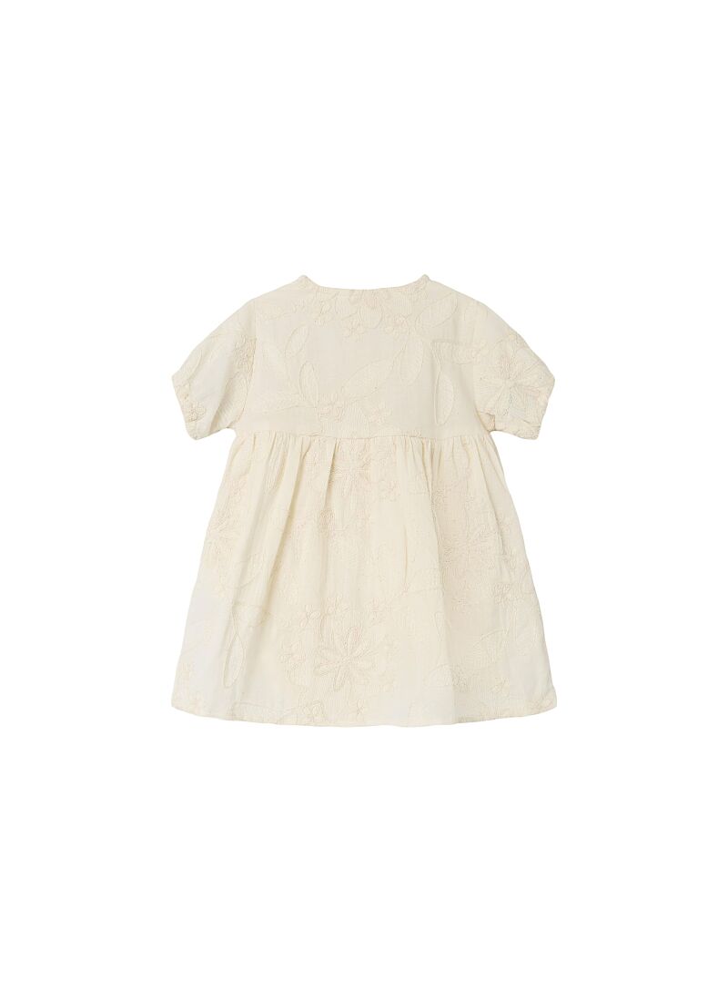 DRESS WITH EMBROIDERY FROM ORGANIC COTTON TURTLEDOVE