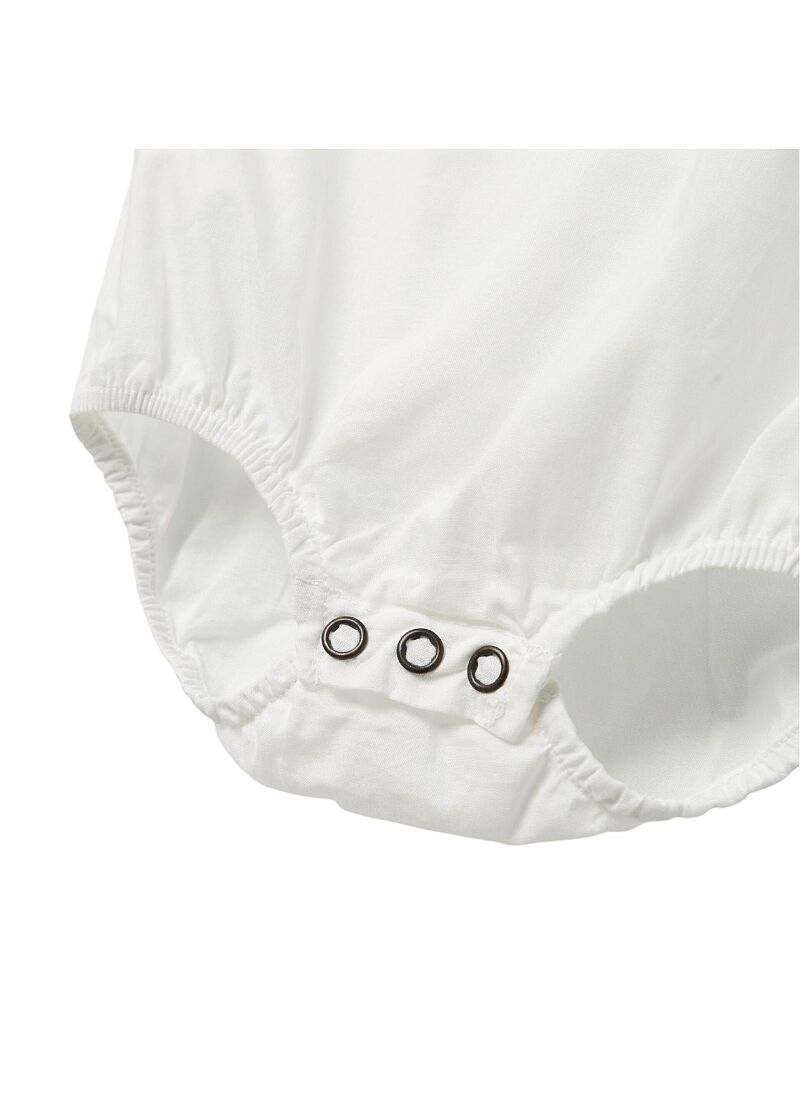 DRESS WITH RUFFLES FROM ORGANIC COTTON COCONUT MILK