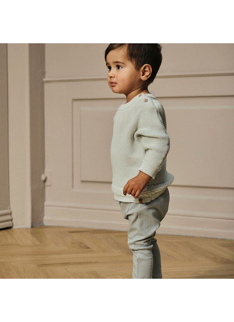 ORGANIC COTTON PANTS MURMUR STRIPE