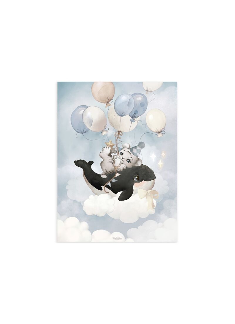 ART PRINT ORCA & CHEETAH