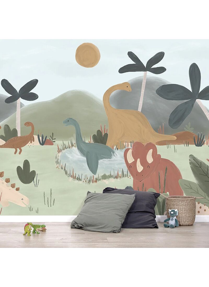 PANORAMIC WALLPAPER DINOSAURS