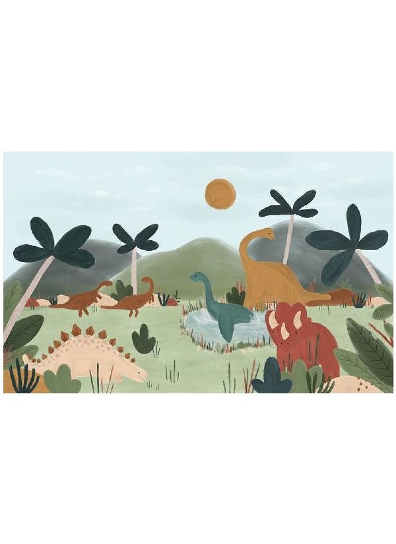 PANORAMIC WALLPAPER DINOSAURS