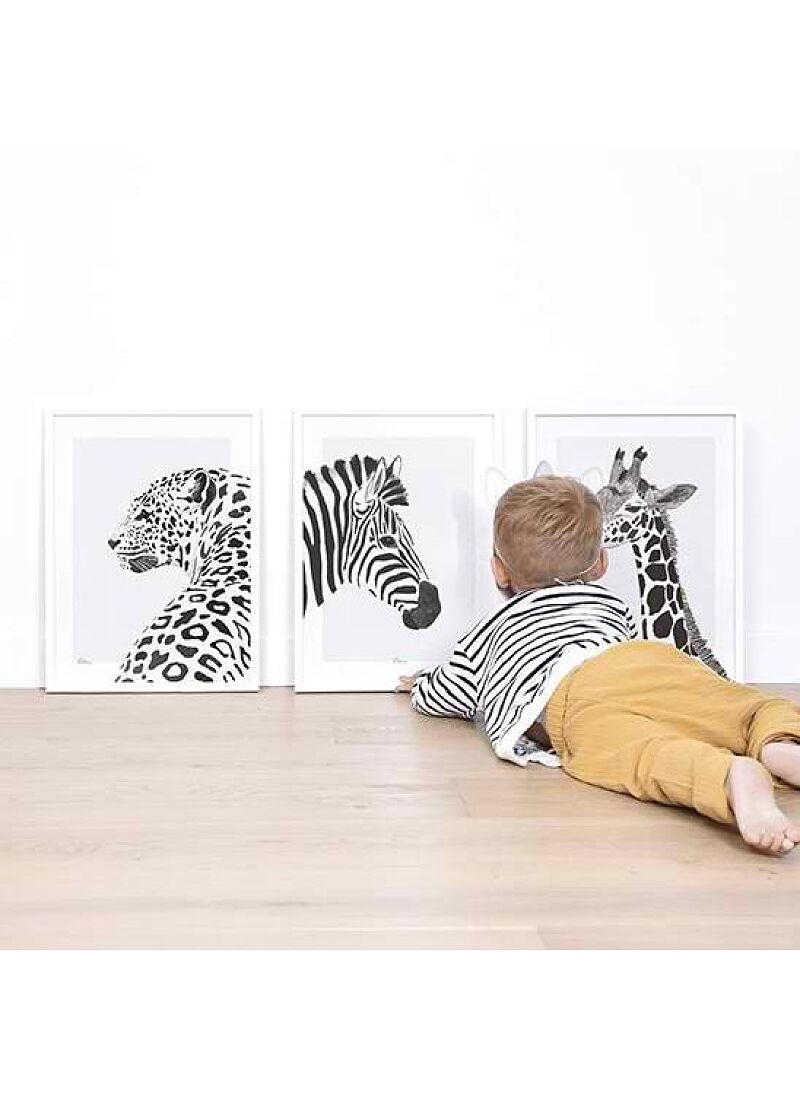 PRINT WITH FRAME GIRAFFE