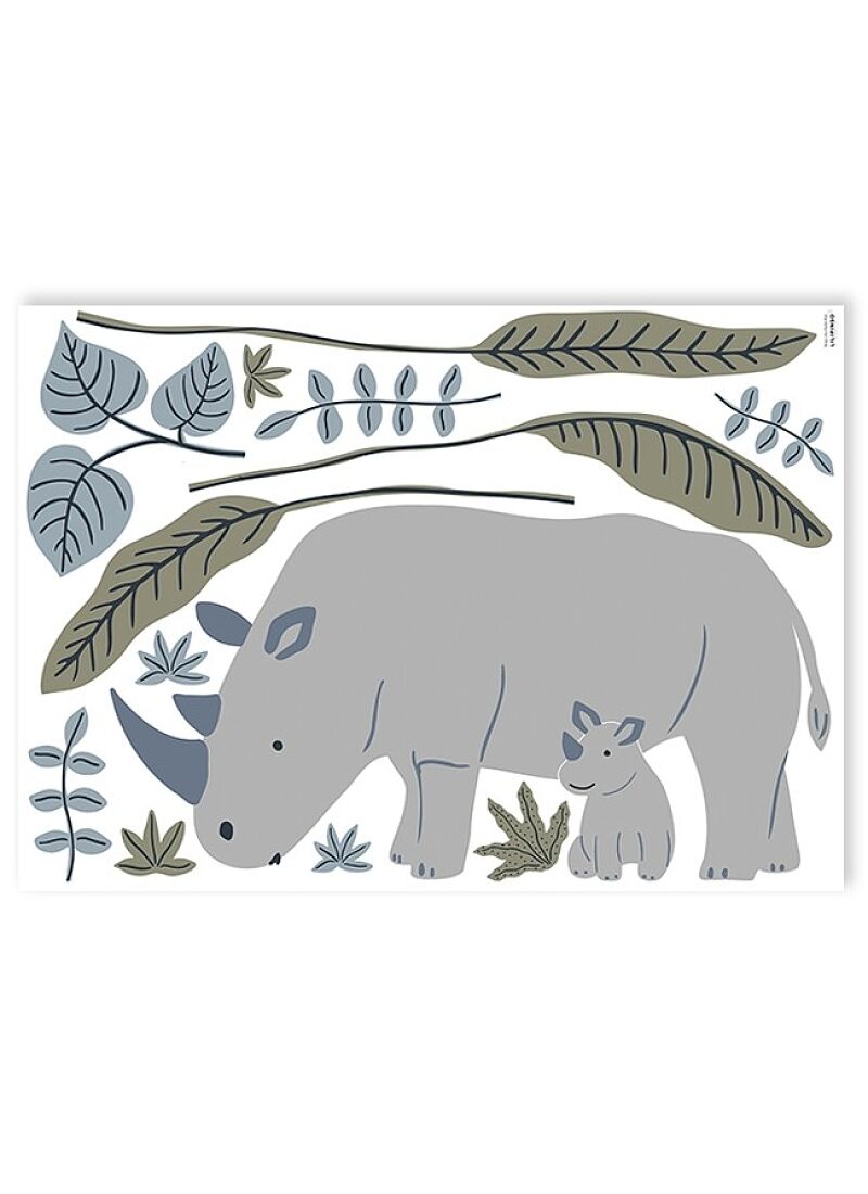 WALL STICKERS RHINO