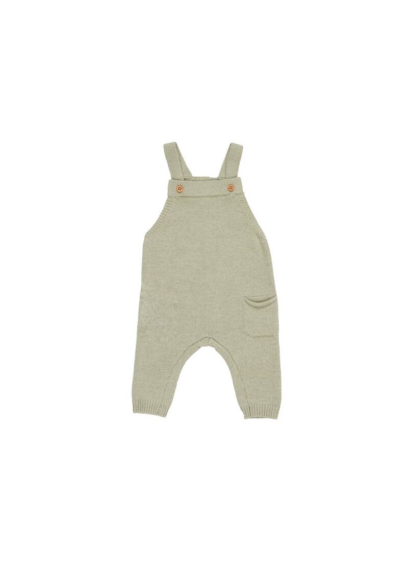 DUNGAREE KNITTED GREEN