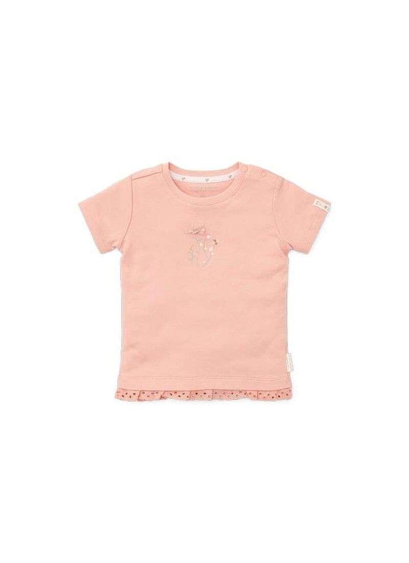 SHORTSLEEVE T-SHIRT FLOWER PINK
