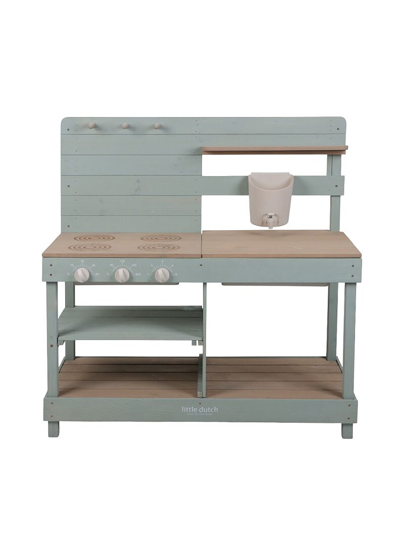 WOODEN OUTDOOR KITCHEN GREEN
