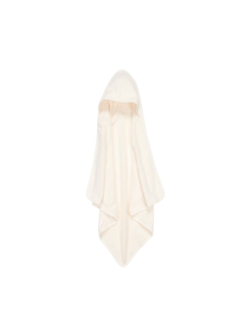 HOODED TOWEL PURE SOFT WHITE