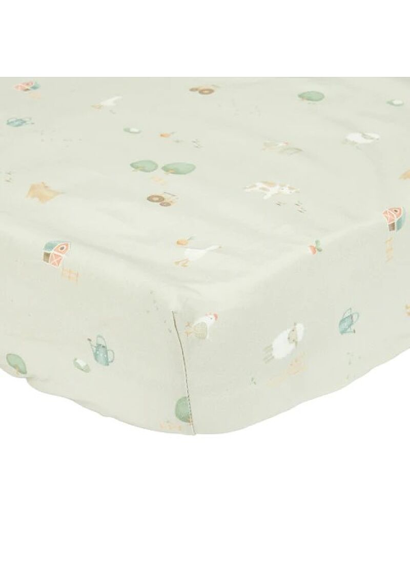 CRIB FITTED SHEET LITTLE FARM