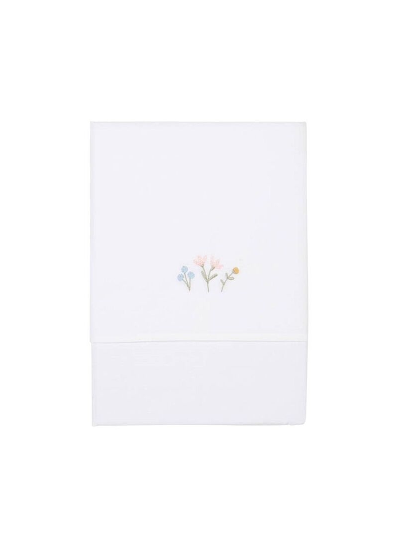 CRIB SHEET FLOWERS & BUTTERFLIES