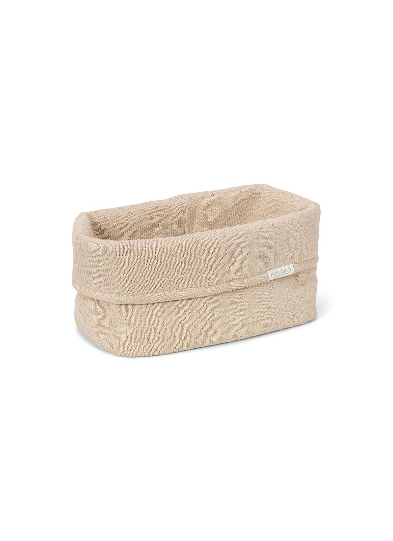 WICKER STORAGE BASKET PURE SOFT BEIGE