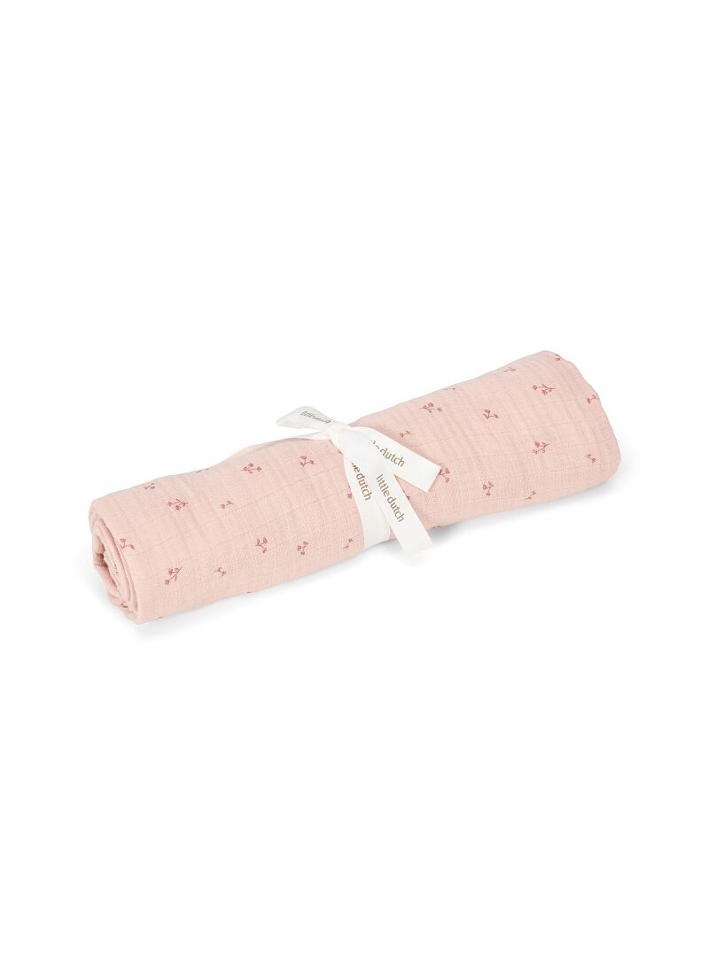 MUSLIN BLANKET (120x120) PURE BLOSSOM