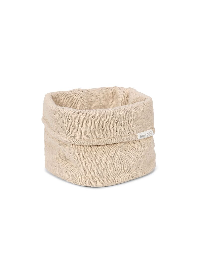WICKER STORAGE BASKET PURE SOFT BEIGE