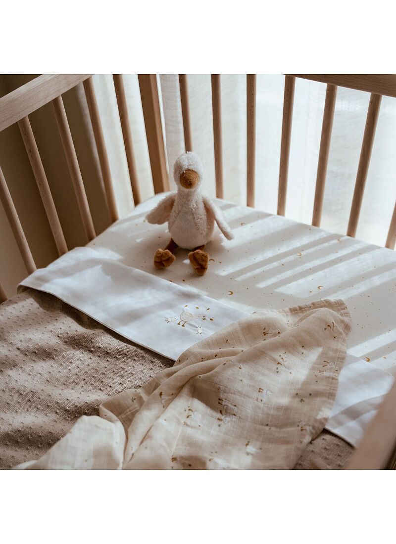 CRADDLE FITTED SHEET MOON & STARS