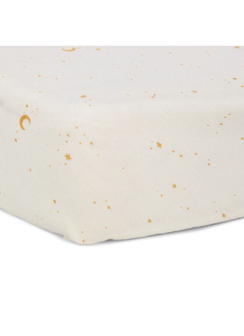 CRADDLE FITTED SHEET MOON & STARS
